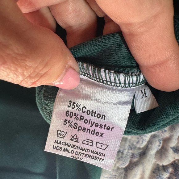 Emerald Green Sequin Sleeve Top - Picture 5 of 5